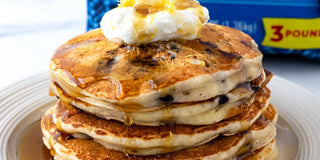 Wild Blueberry Lemon Ricotta Pancakes