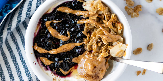 Wild Blueberry Pie Yogurt Bowls