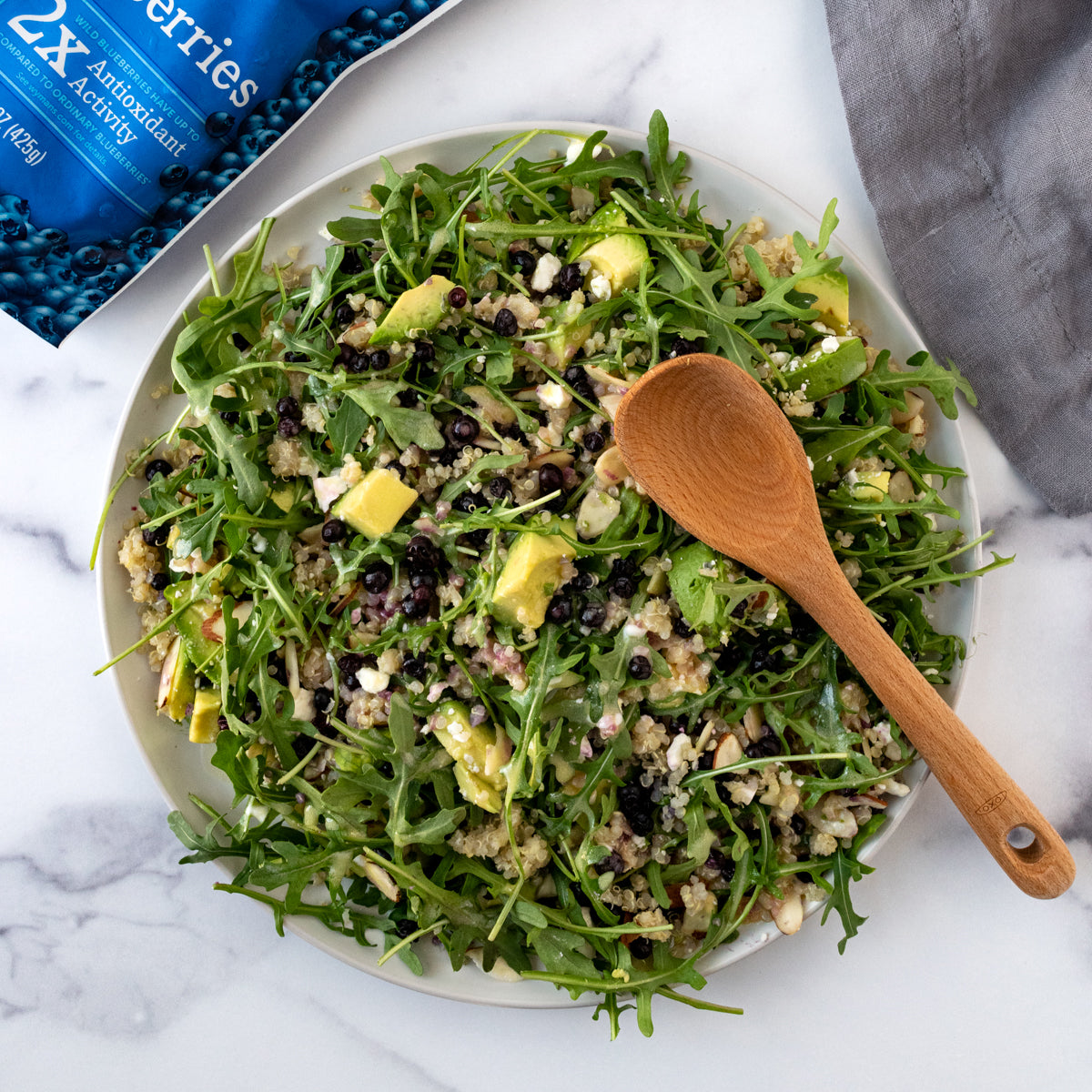 Wild Blueberry Quinoa Salad