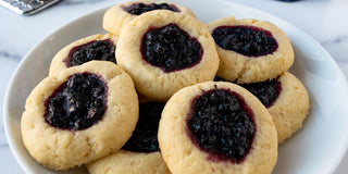 Wild Blueberry Thumbprint Cookies