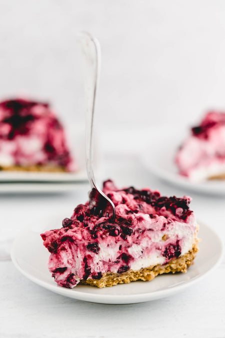 Triple Berry No-Bake Cheesecake