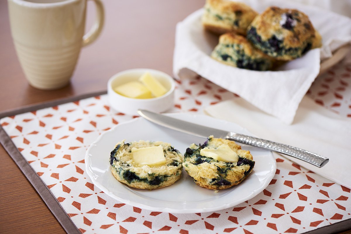 Wild Maine Blueberry Biscuits