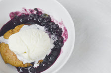 Wild Blueberry Cobbler