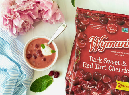 Chilled Hungarian Sour Cherry Soup