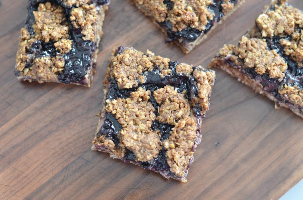 Wild Blueberry Oat Bars