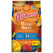 A bag of PSS Mango Berry frozen fruit blend.