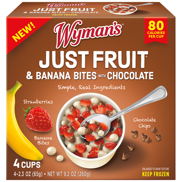 Just Fruit - Banana Bites with Chocolate