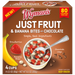 A box of Shop Wyman's Just Fruit - Banana Bites with Chocolate.