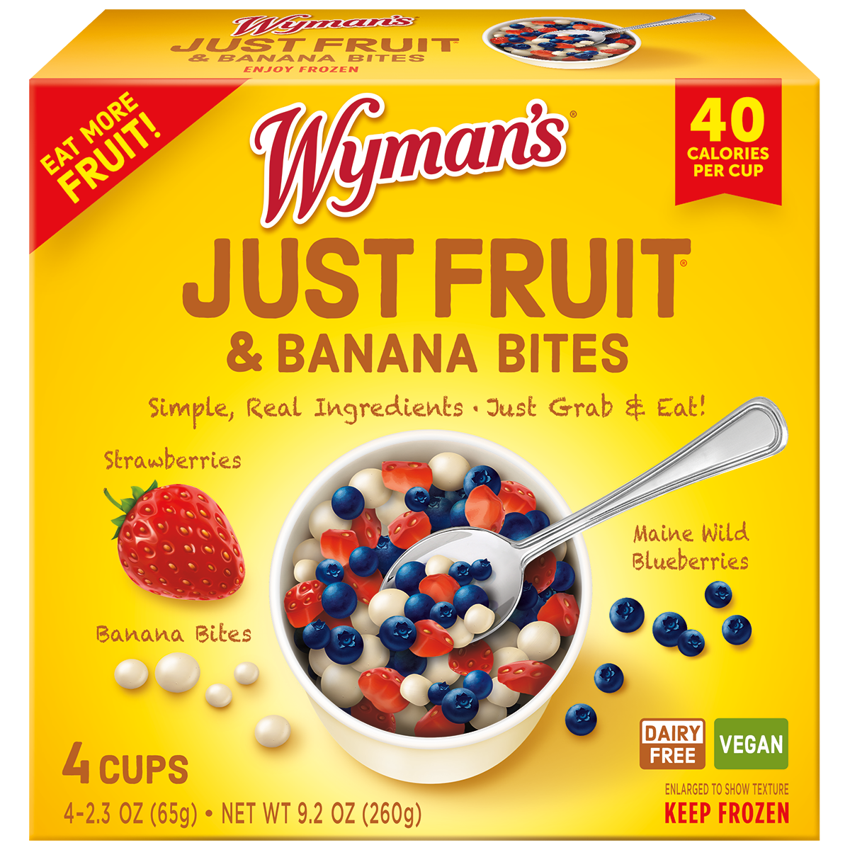 Just Fruit - Wild Blueberries, Strawberries, & Banana Bites