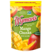 A bag of fresh-frozen Shop Wyman's Mango Chunks.