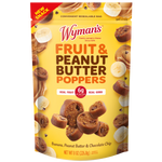 Wyman's Fruit & Peanut Butter Poppers - Banana, Peanut Butter & Chocolate Chip Package Front