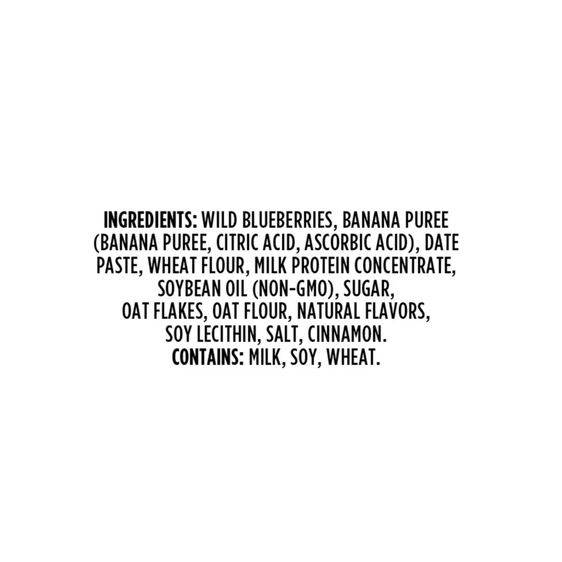 Wyman's Protein Blend - Wild Blueberry Crumble Ingredients