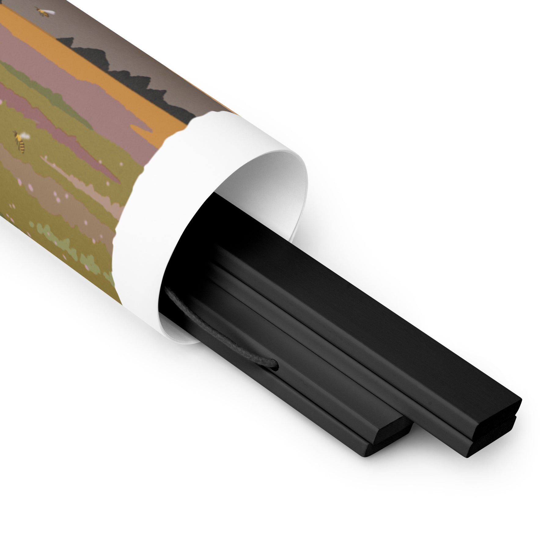 A tube with a In Concert with Nature Since 1874 Poster design by Shop Wyman's on it.