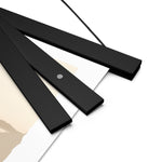 A black frame with a Shop Wyman's Where Flavor Reaches its Peak Poster on it.