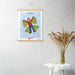 A Shop Wyman's In Season, Every Season Poster with a custom design featuring an image of a bird flying in the air.