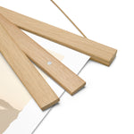 A custom wooden frame with a Where Flavor Reaches its Peak Poster print hanging on it from Shop Wyman's.
