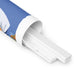 A white tube with a picture of a From a Land Where Goodness Always Bears Fruit Poster and blueberries on it from Shop Wyman's.