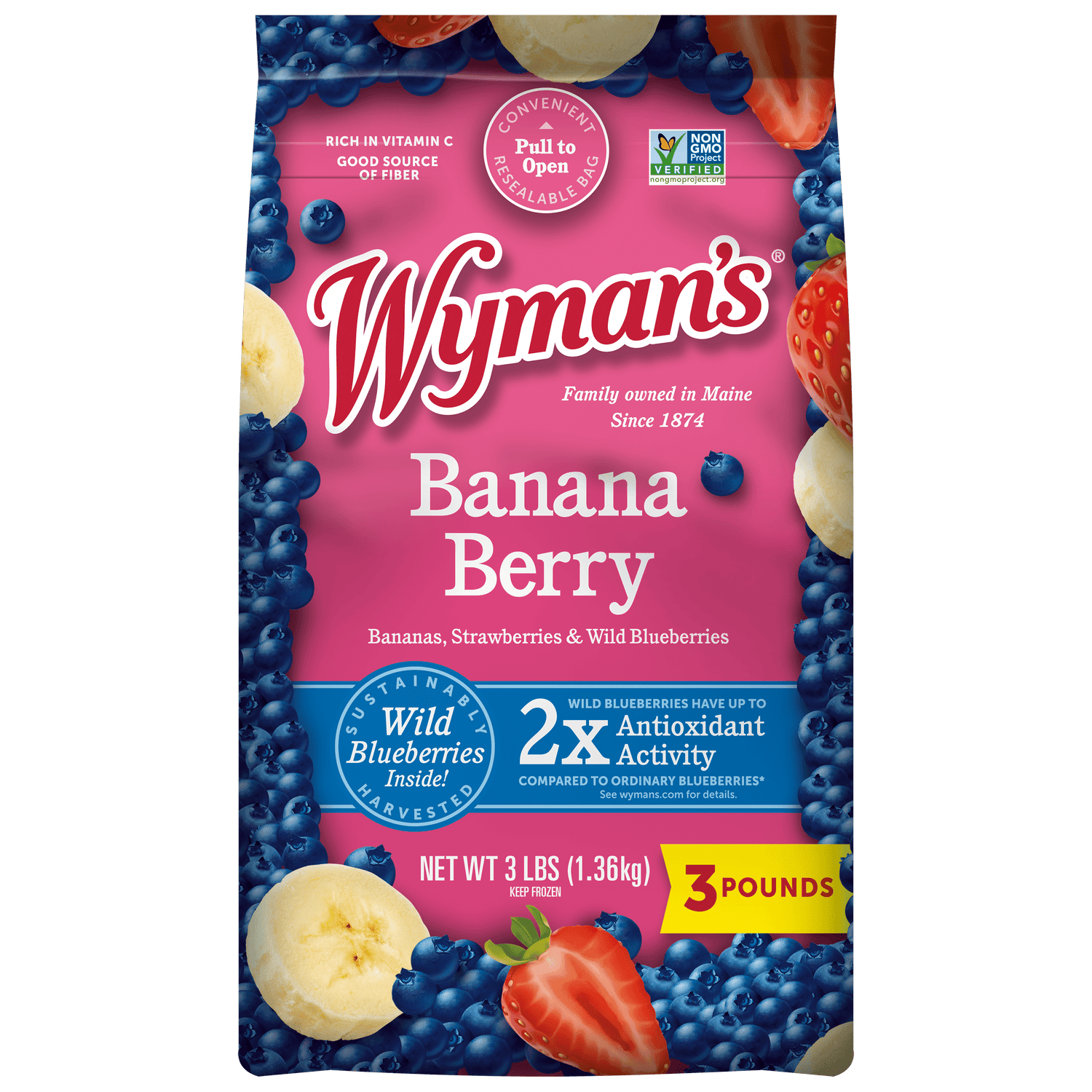 Wymans Frozen Banana Berry