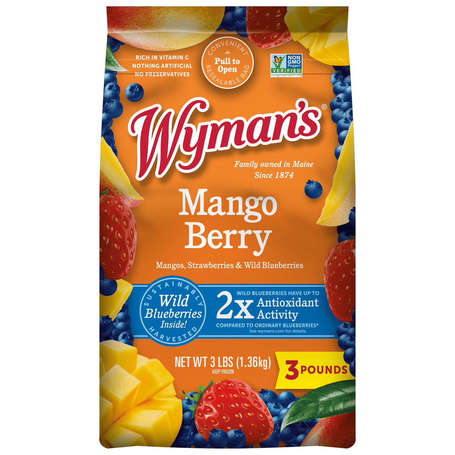 Wymans Frozen Mango Berry