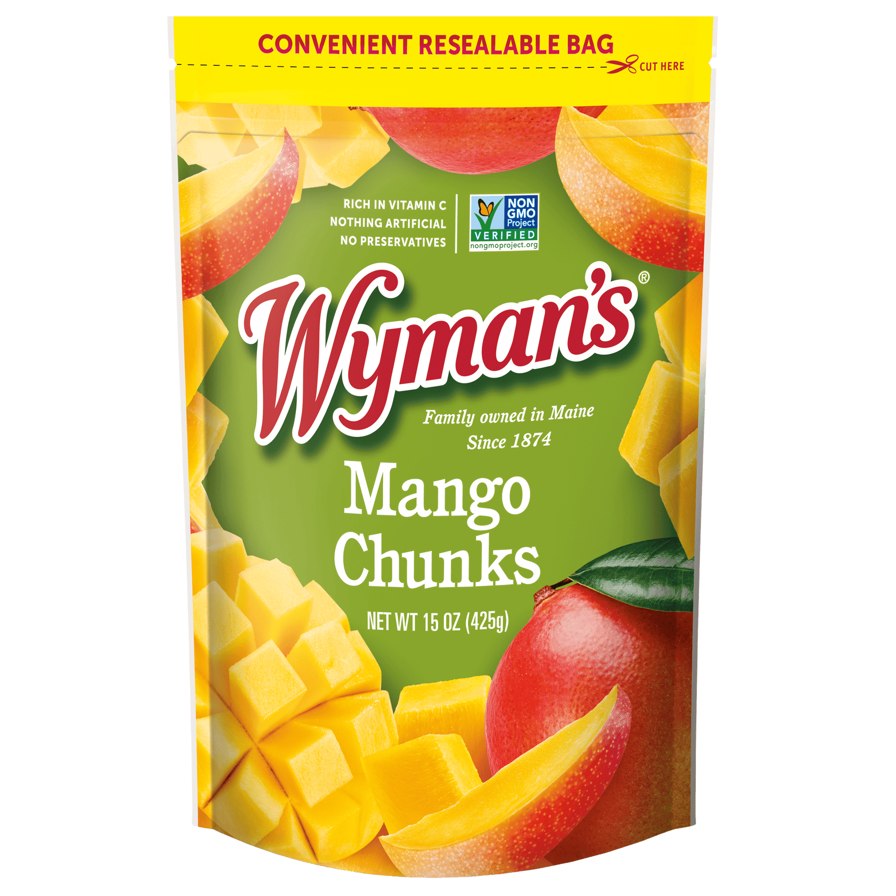 Wymans Frozen Mango Chunks