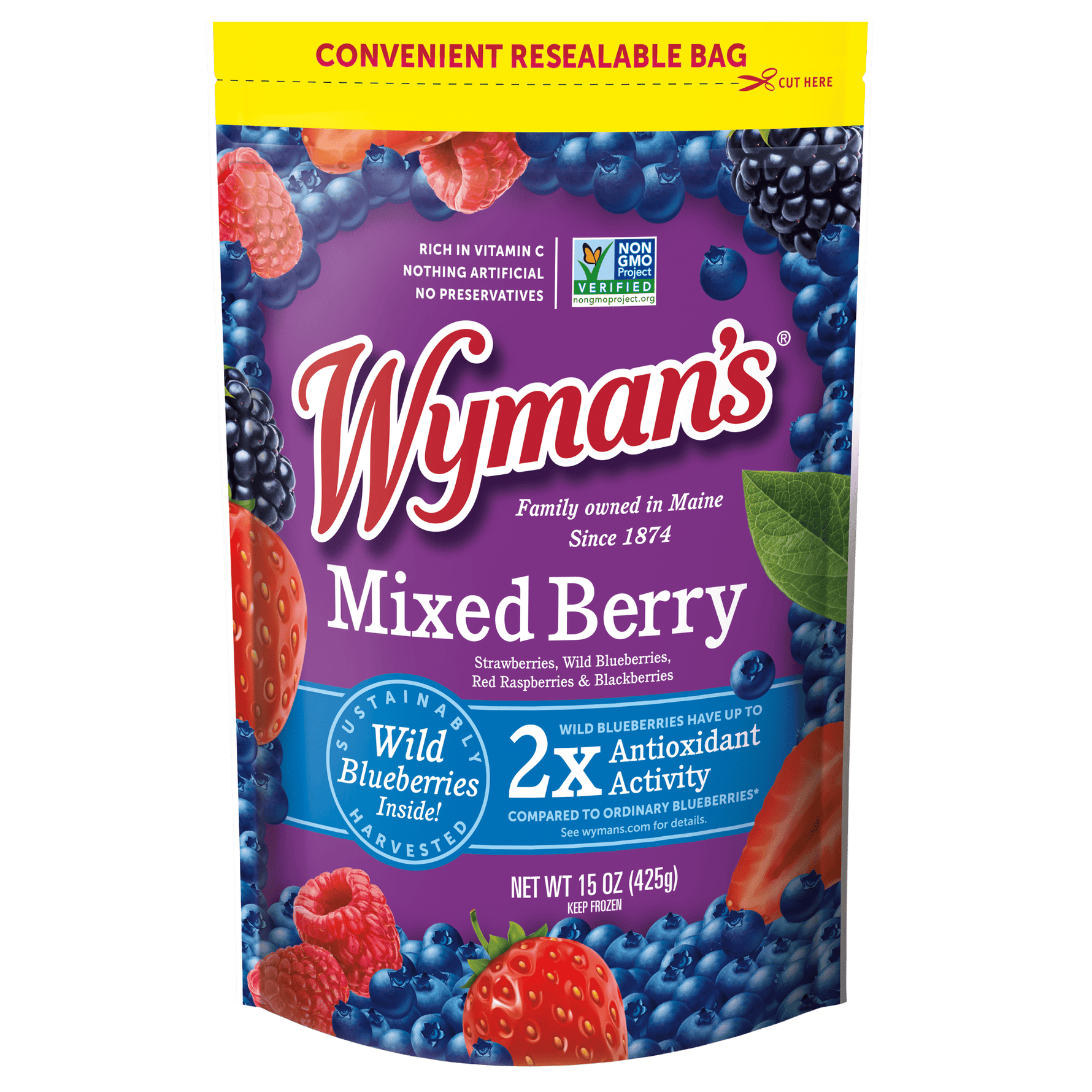 Wymans Frozen Mixed Berry