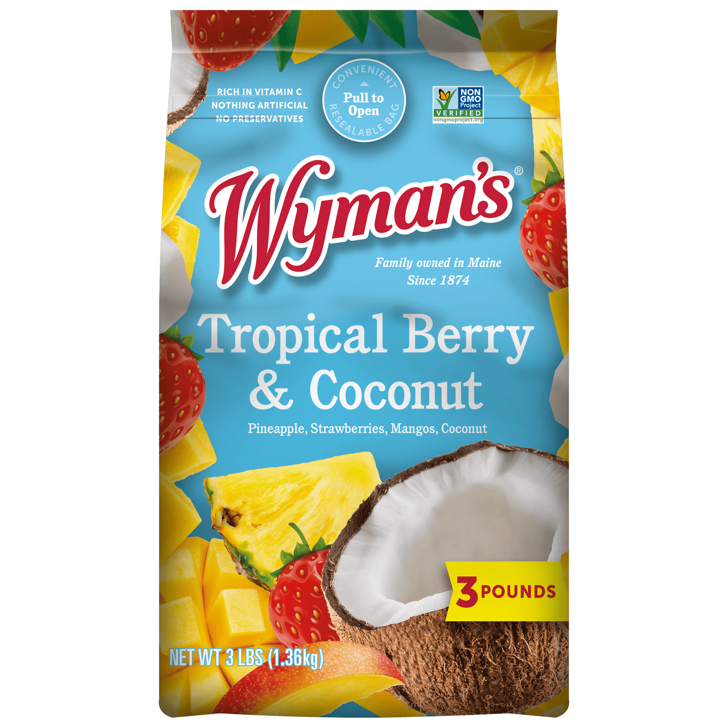 Wymans Frozen Tropical Berry & Coconut
