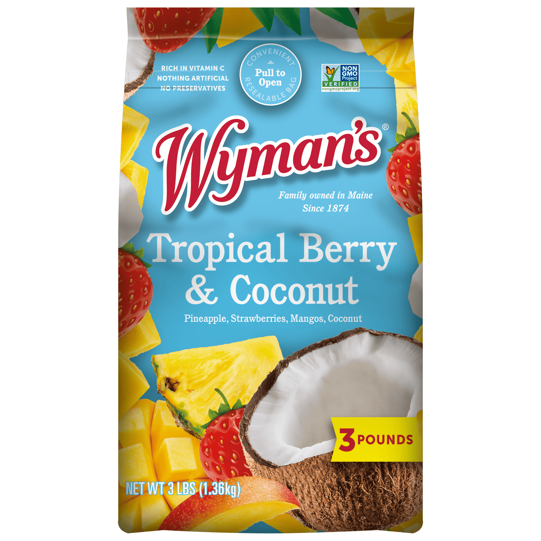 Wymans Frozen Tropical Berry & Coconut