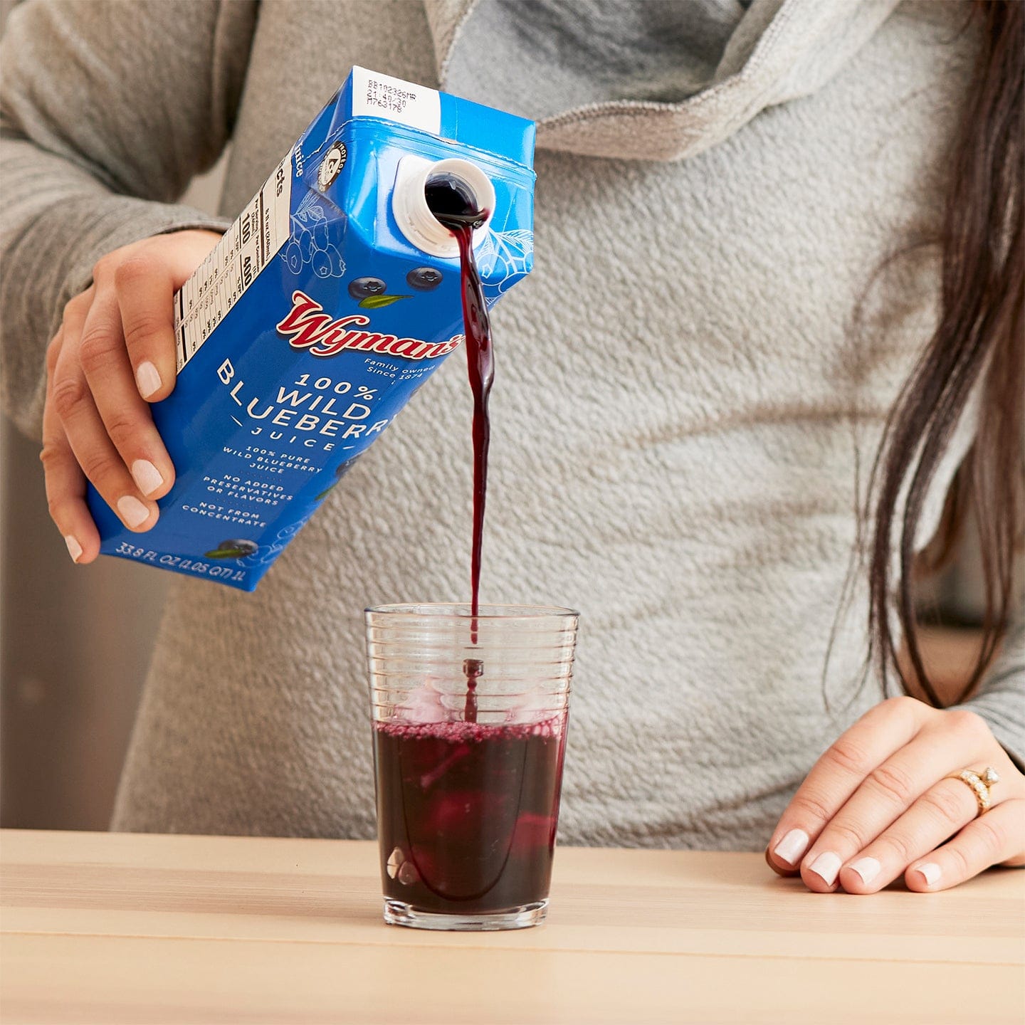 Wymans Juice 6 Wild Blueberry Juice - Tetra Pak Cartons
