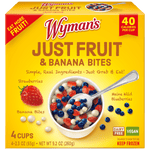 Wymans Just Fruit Just Fruit - Wild Blueberries, Strawberries, & Banana Bites