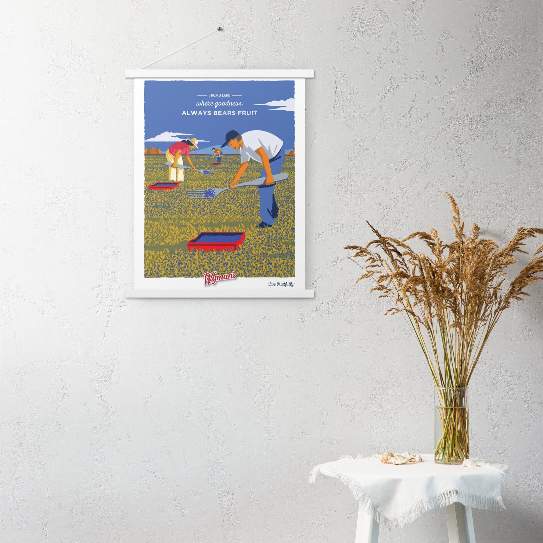 Wymans Merchandise From a Land Where Goodness Always Bears Fruit Poster