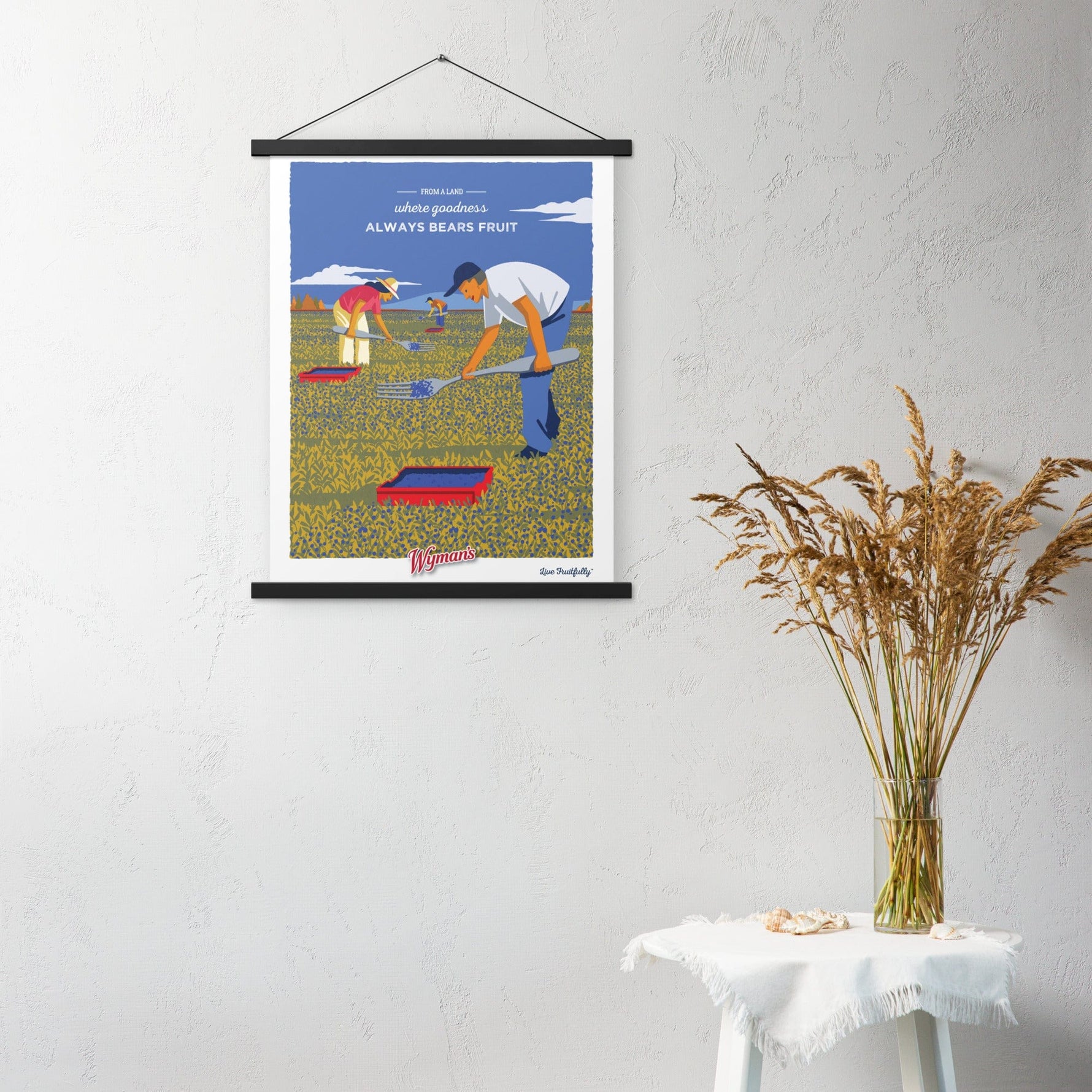 Wymans Merchandise From a Land Where Goodness Always Bears Fruit Poster