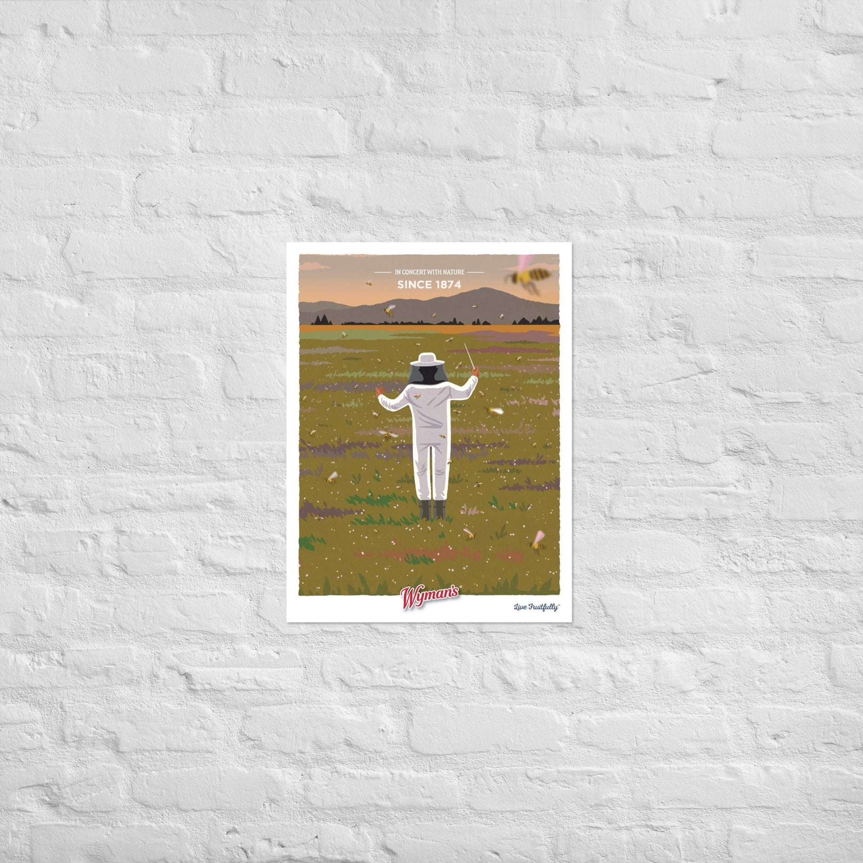 Wymans Merchandise In Concert with Nature Since 1874 Poster