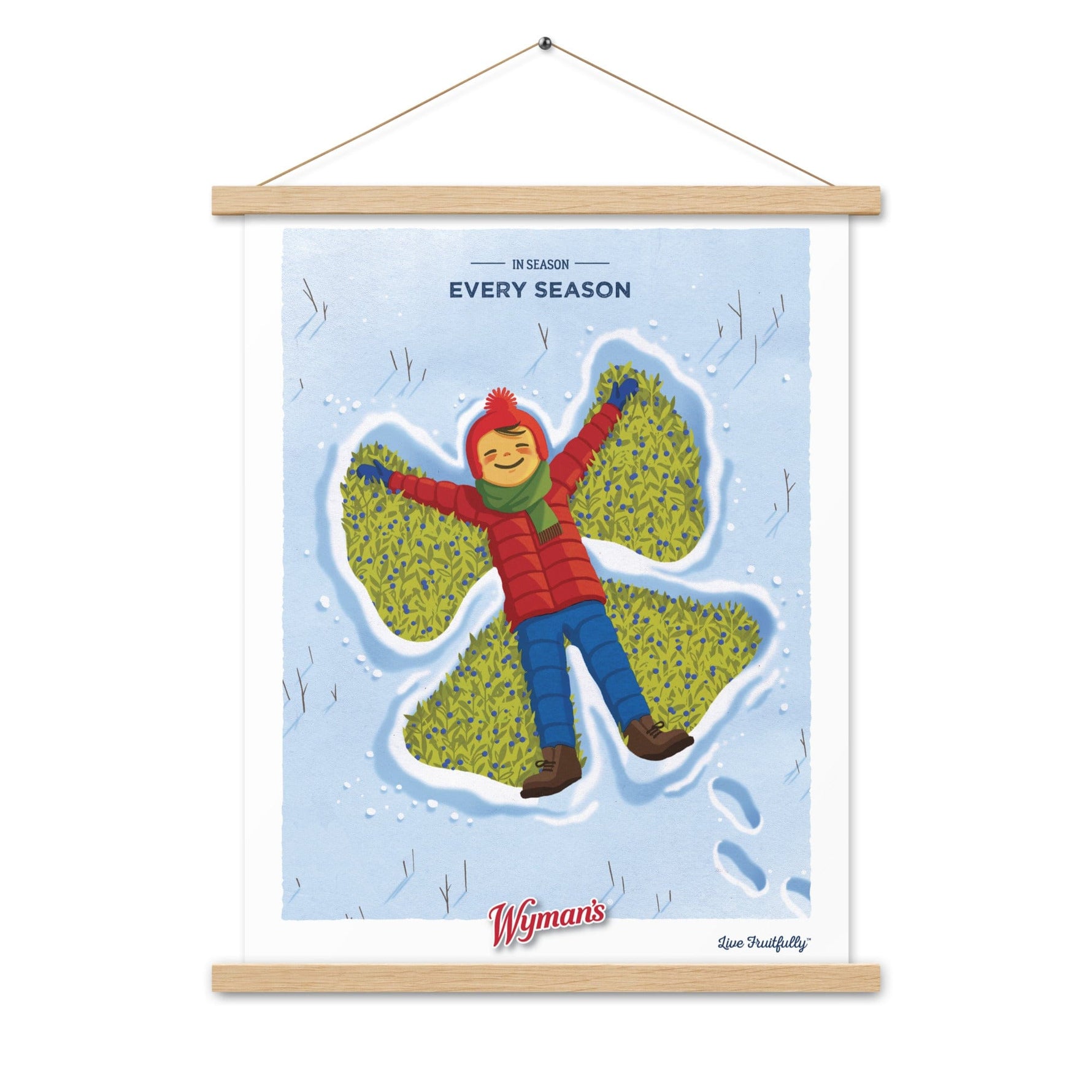 Wymans Merchandise Oak Hanger In Season, Every Season Poster