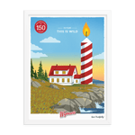 Wymans Merchandise White Frame 150 Years, This is Wild Poster