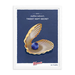 Wymans Merchandise White Frame Behold Mother Nature's Tiniest Kept Secret Poster