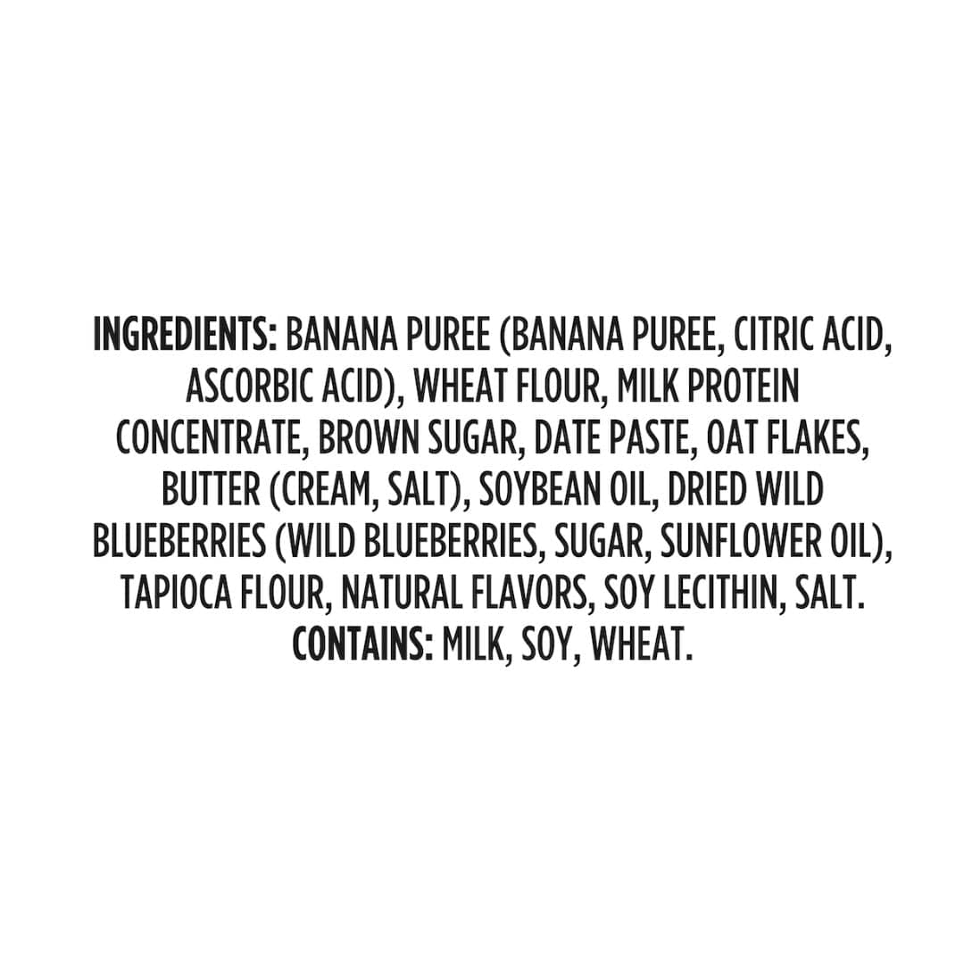 Wymans Poppers Wild Blueberry Oatmeal Poppers 8oz Snack Bag