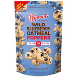 Wymans Poppers Wild Blueberry Oatmeal Poppers 8oz Snack Bag