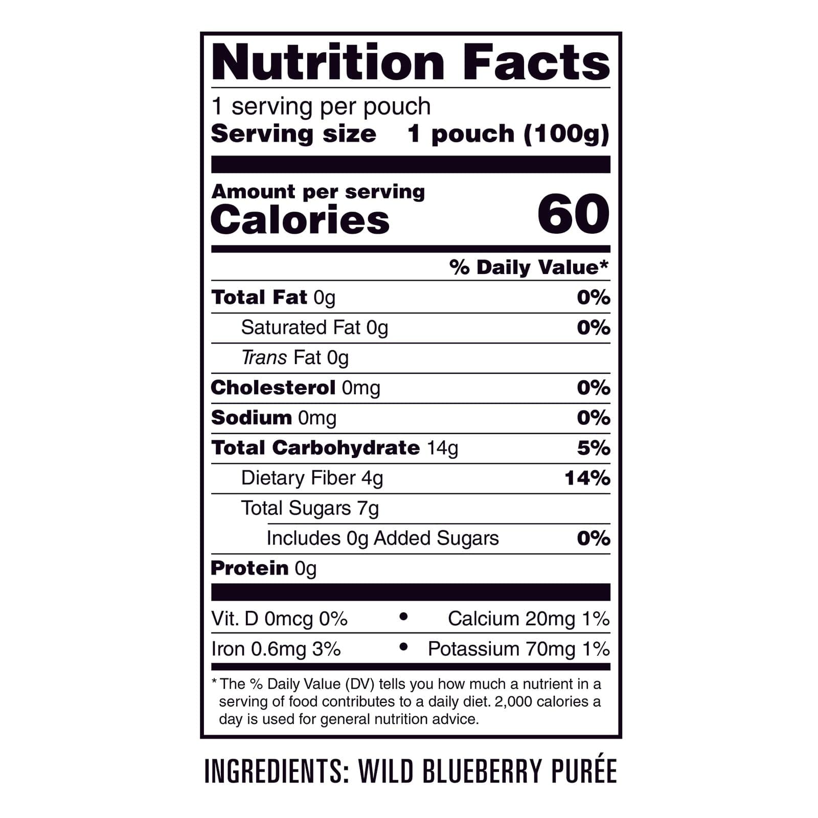 Wymans Purée Wild Blueberry Purée