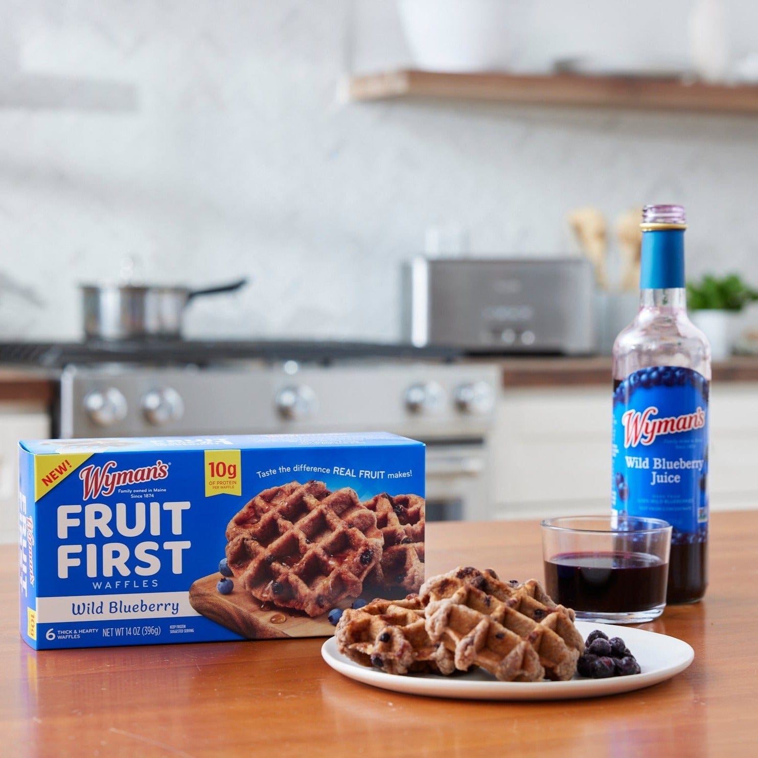 Wild About Waffles Bundle - Fruit First Wild Blueberry Waffles