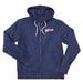 A Whitney 'Rooted in Maine' hoodie with a pink logo on it, available for shipping.