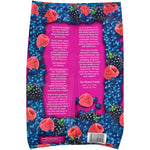 The back of a bag with frozen Triple Berry on it from Wyman's.