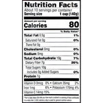 A nutrition label for a Wyman's Triple Berry frozen berries product.