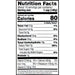 A nutrition label for a PSS Triple Berry frozen berries product.