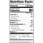 A nutrition label for a Shop Wyman's Wild Blueberries Fresh-Frozen food product.