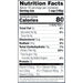 A nutrition label for a Shop Wyman's Wild Blueberries Fresh-Frozen food product.